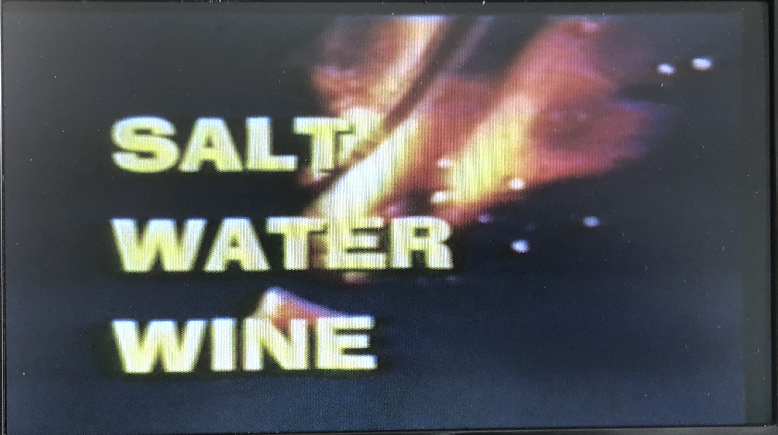 第7回　Salt Water Wine 〜Poster